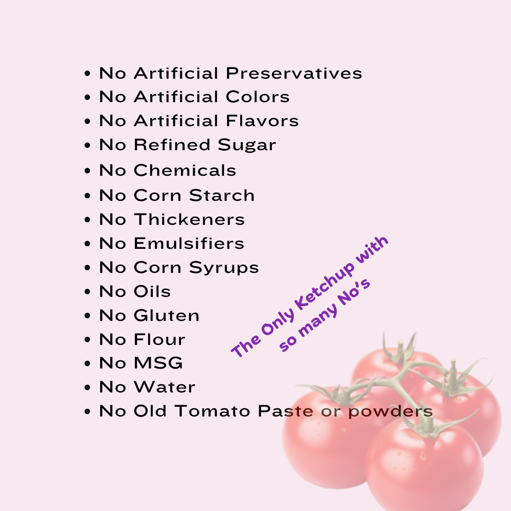 The True Tomato No Onion No Garlic Tomato Ketchup 550 gms