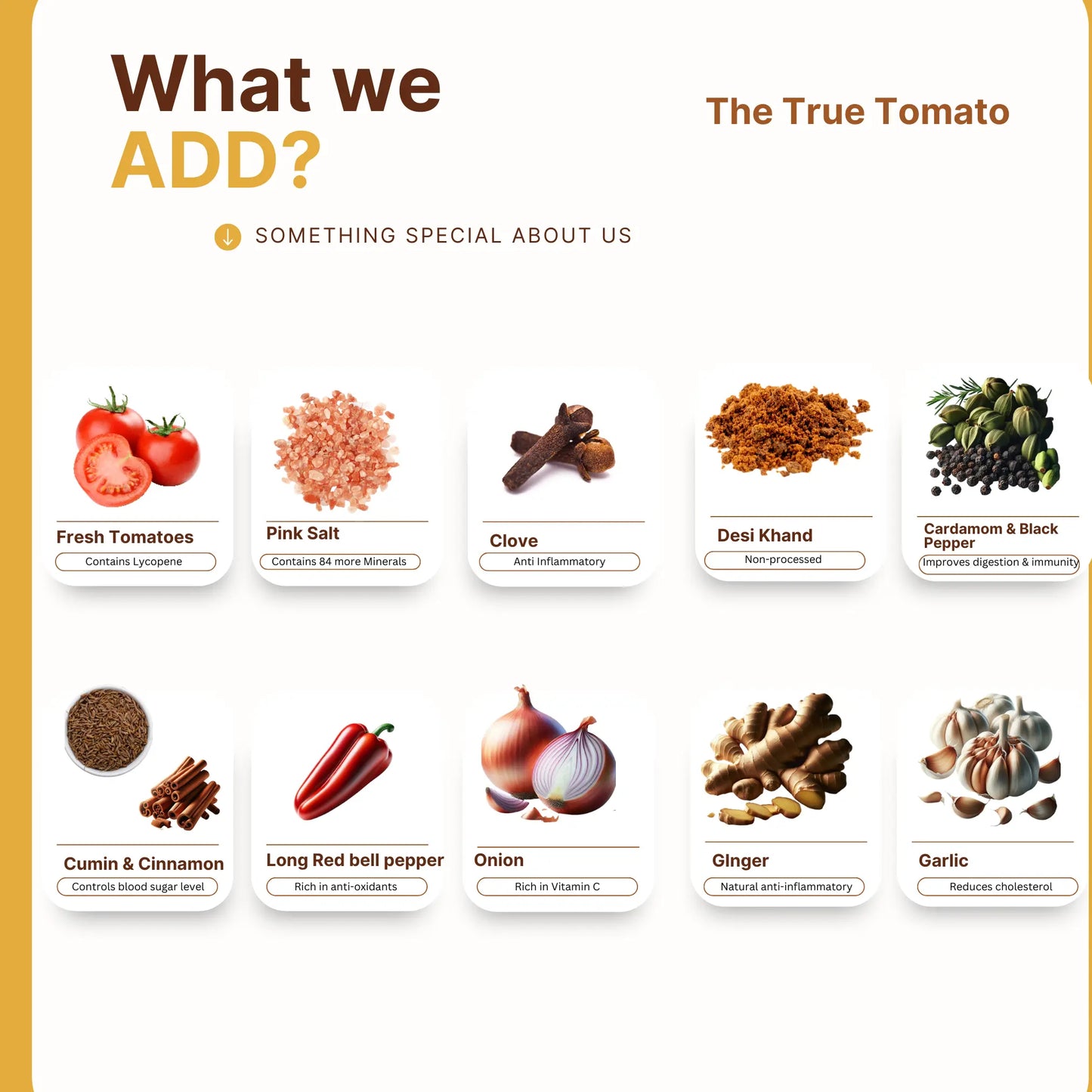 the true tomato ketchup ingredients