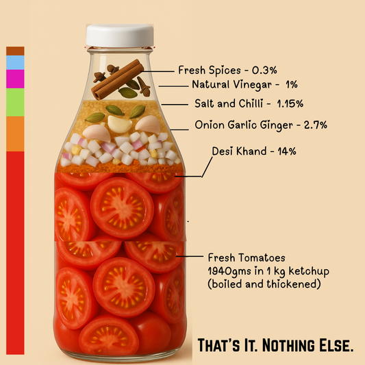 The True Tomato Pure Ketchup :220 gm - The True Tomato