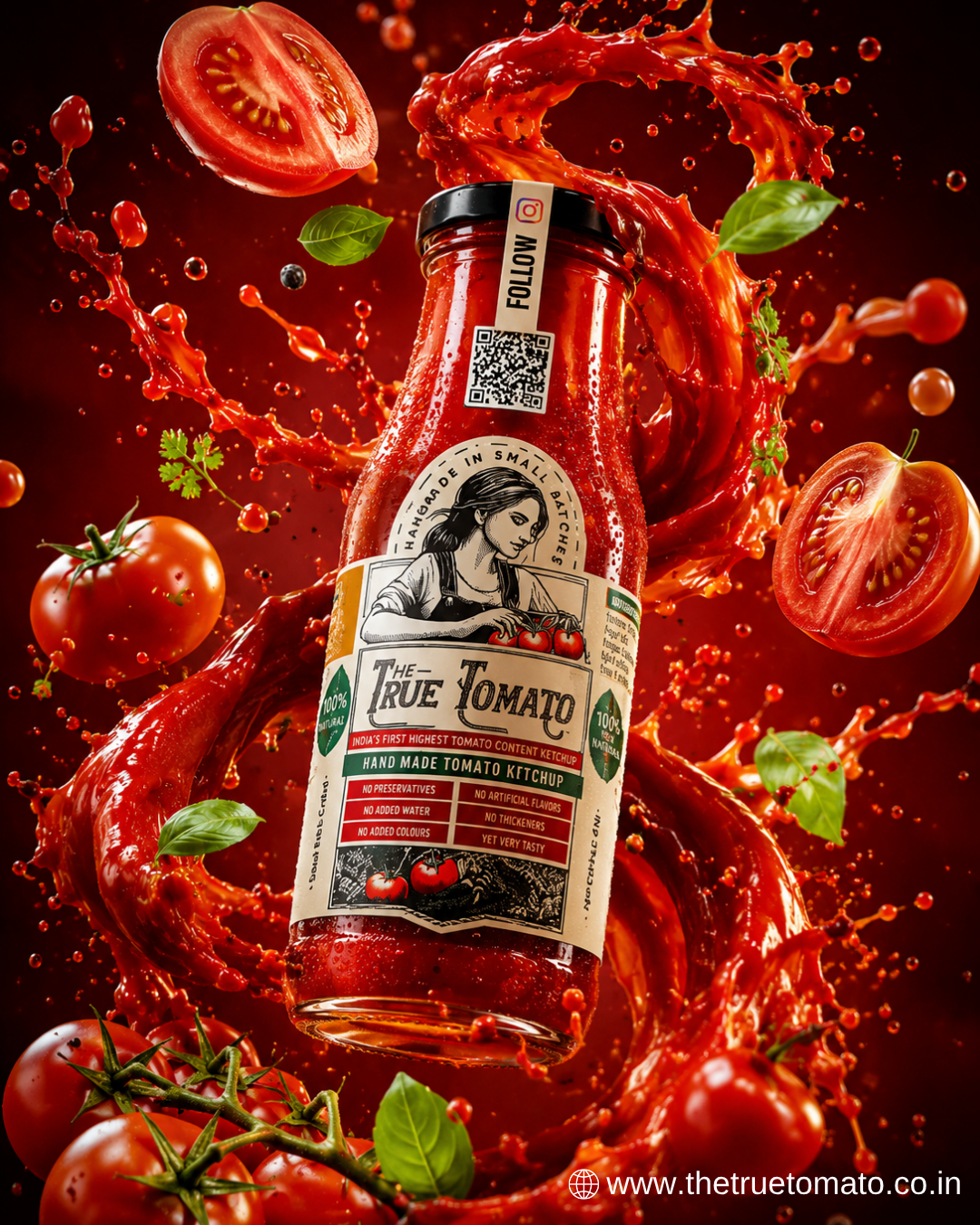 The True Tomato Ketchup :1100gm
