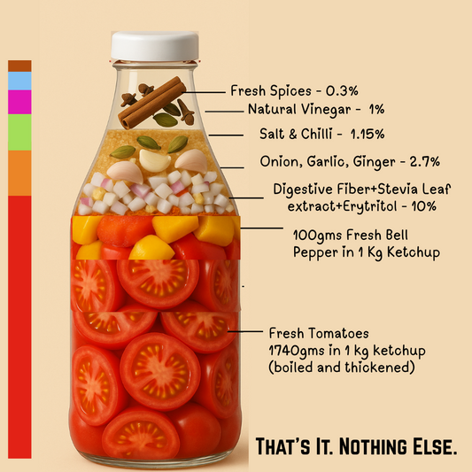 The True Tomato: Sugar Free Ketchup - 550g The True Tomato